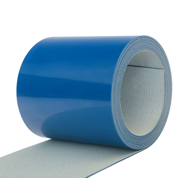 Glossy Blue PVC Conveyor Belt