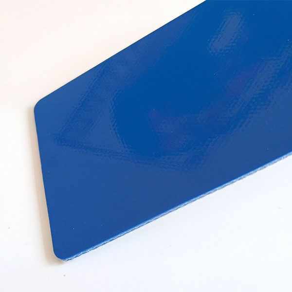 Glossy Blue PVC Conveyor Belt