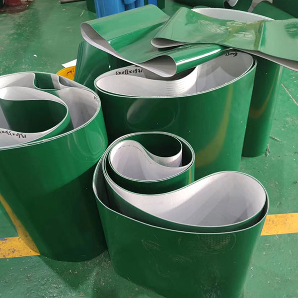 Glossy Green PVC Conveyor Belt