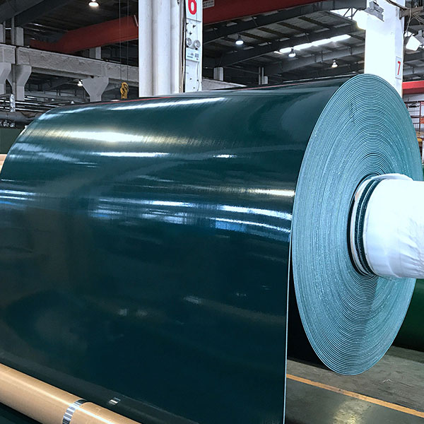 Glossy Green PVC Conveyor Belt