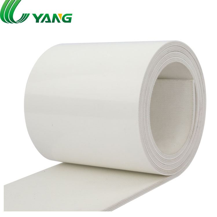 Glossy White PVC Conveyor Belt