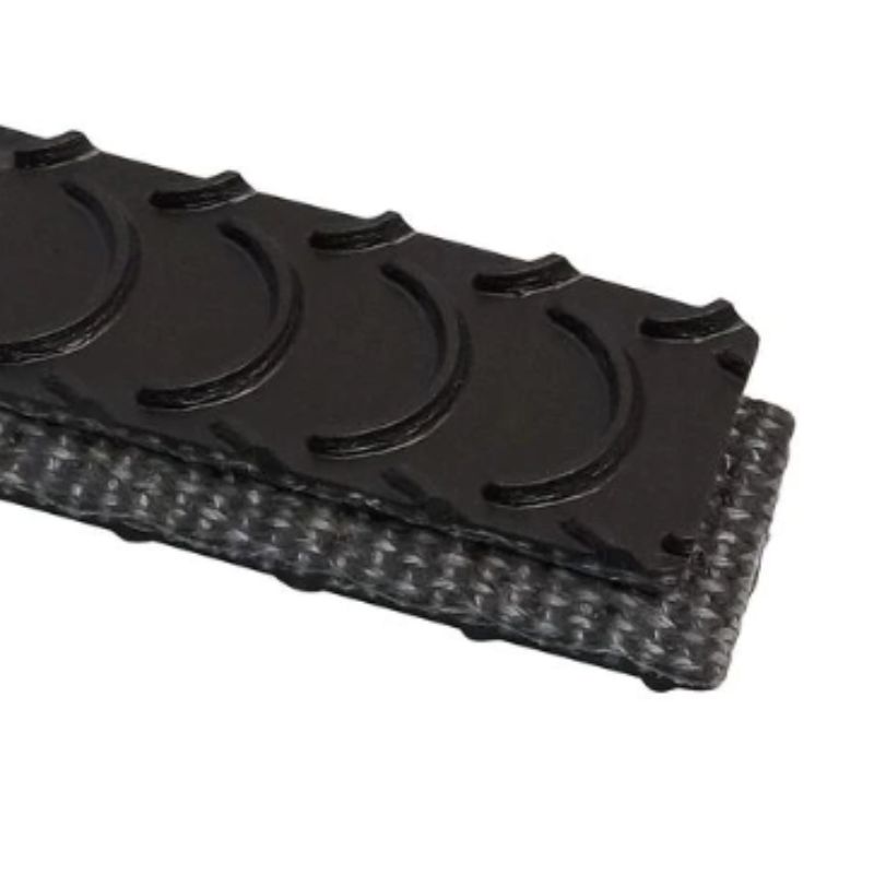 Black Crescent Top solid woven Conveyor Belt