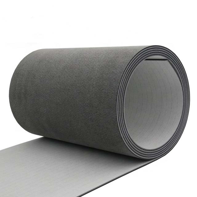 Single Side Grey Felt Belt thickness 4.0mm for Cutting Machine